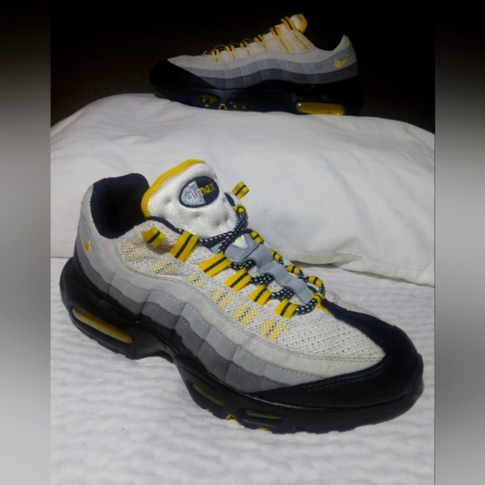 **NIKE** (circa 2014) "Air Max 95's" --Tour Yellow--